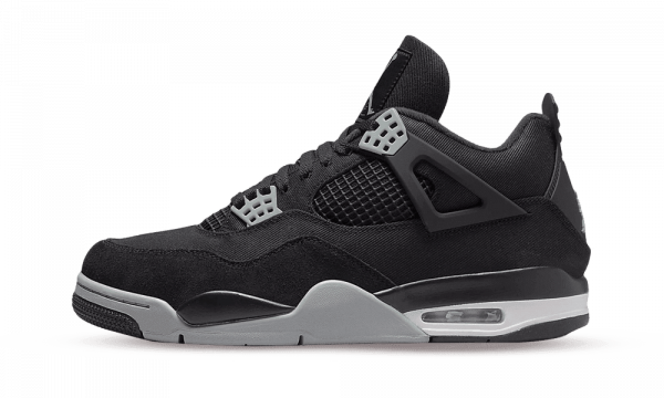 JORDAN  RETRO 4 "Black Canvas"
