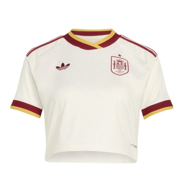 CAMISETA CROP MUJER ESPAÑA VISITANTE 25/26